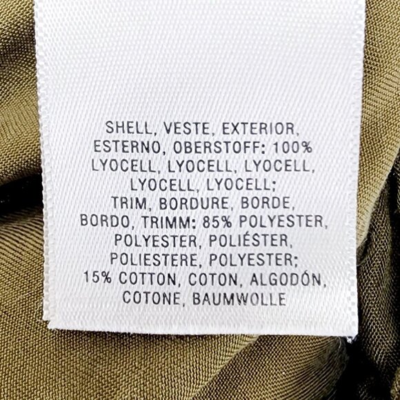 Anthropologie Womens L Pants Drawstring Waist Elastic Ankles Lyocell Blend Green - Picture 4 of 12